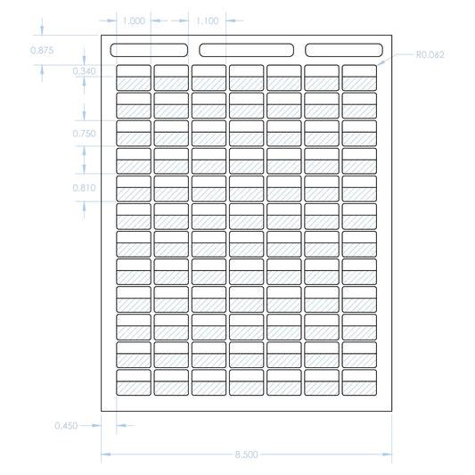 LSL-75 self laminating label