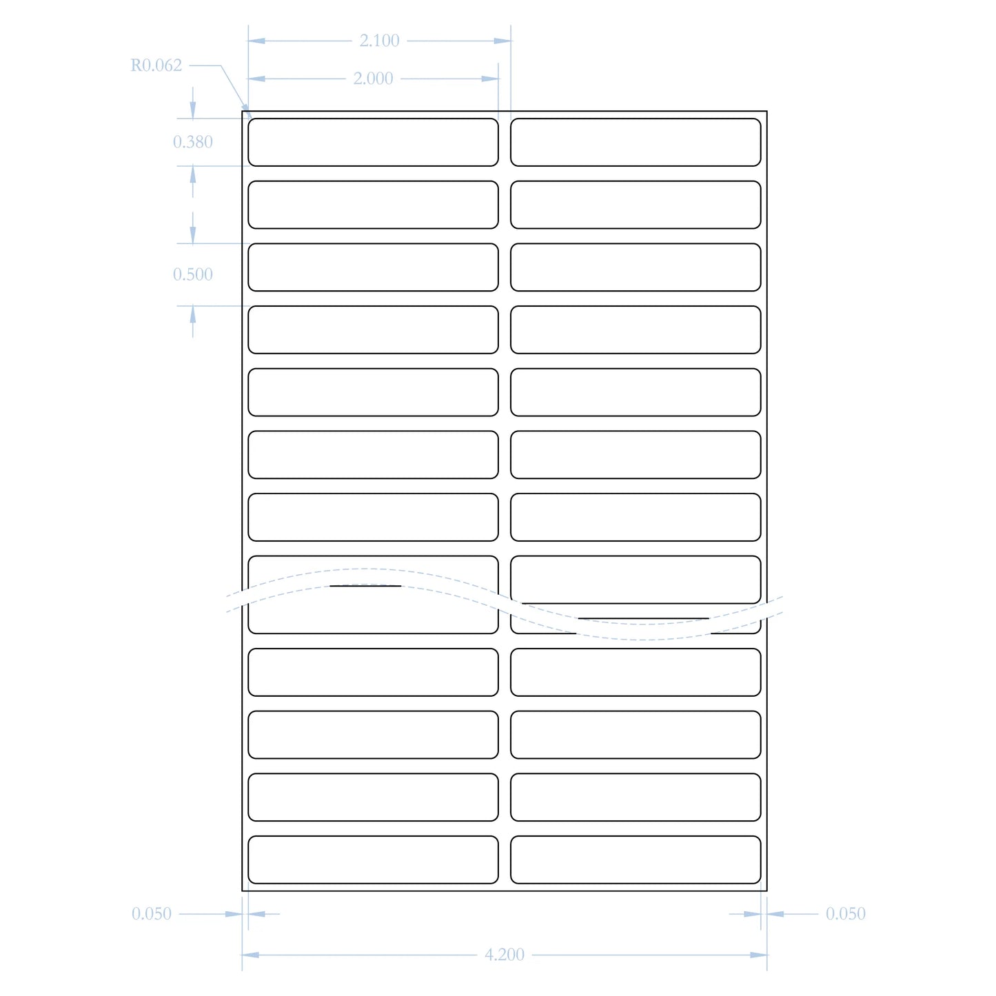 THL-109 thermal transfer labels