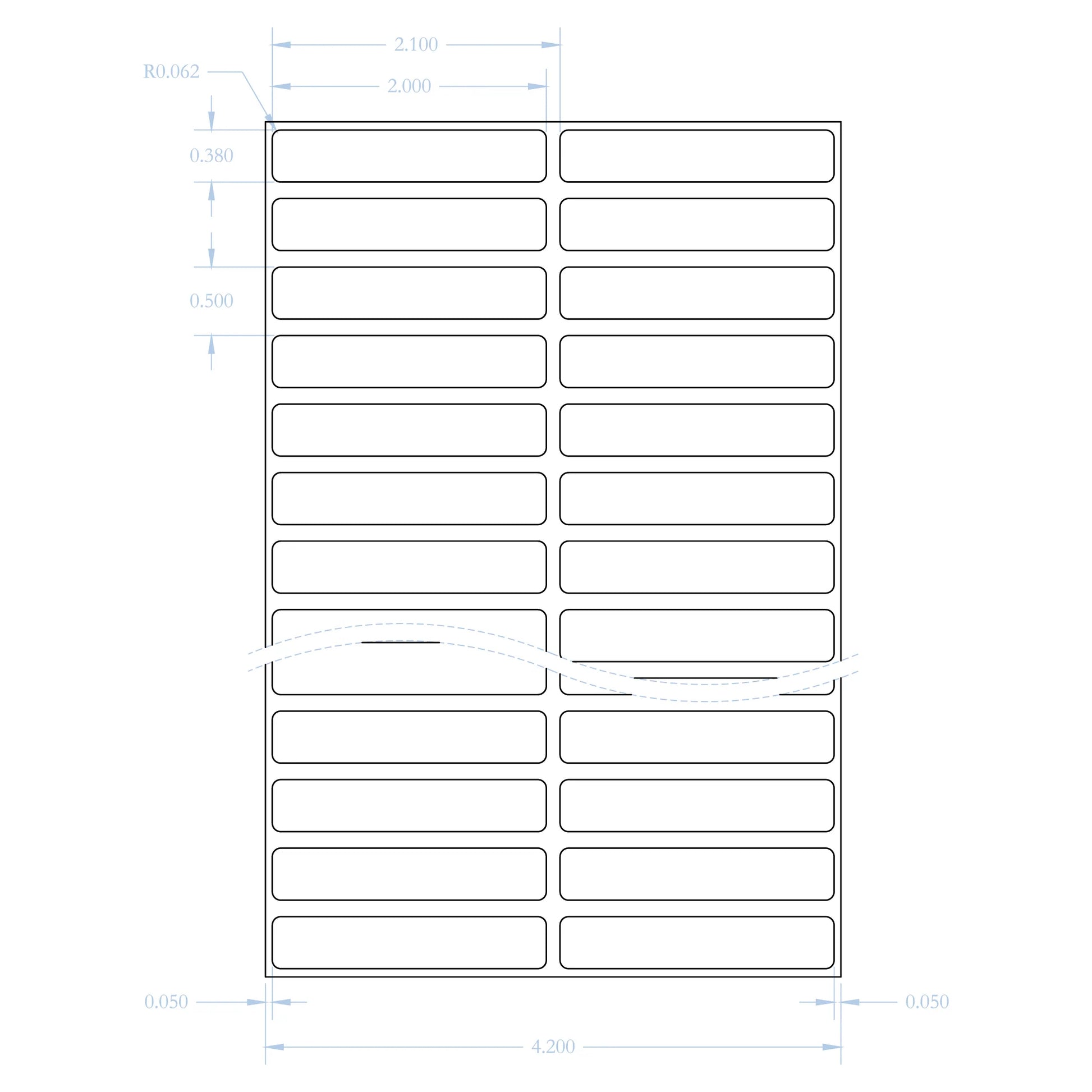 THL-109 thermal transfer labels