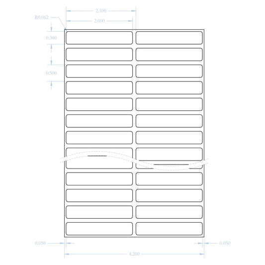THL-109 thermal transfer labels