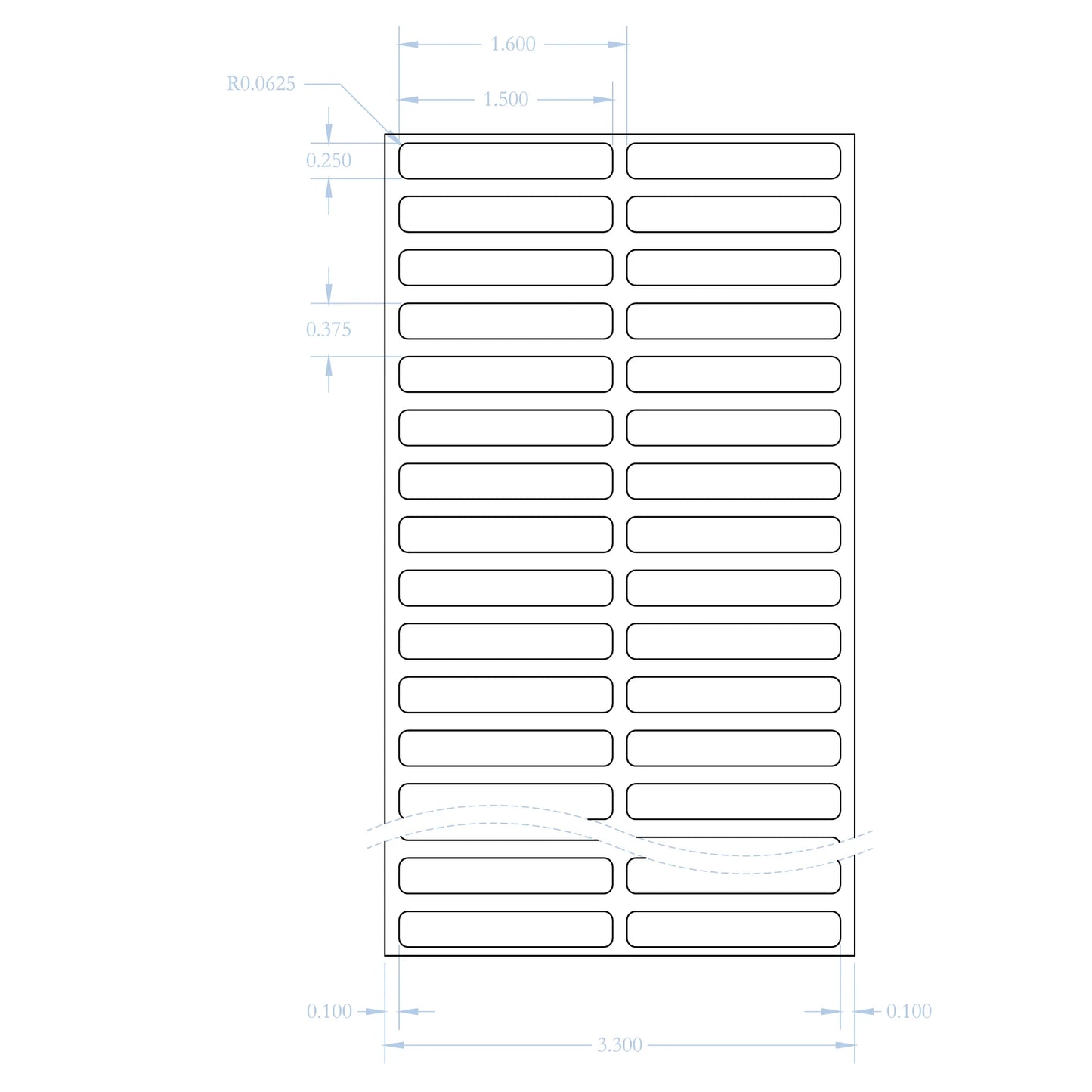 THL-114 thermal transfer labels