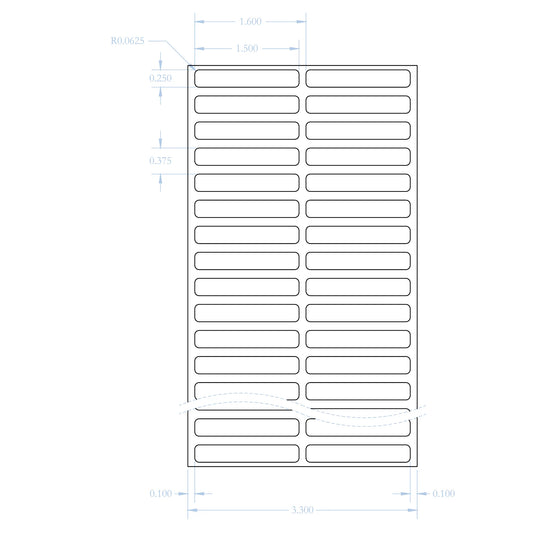 THL-114 thermal transfer labels