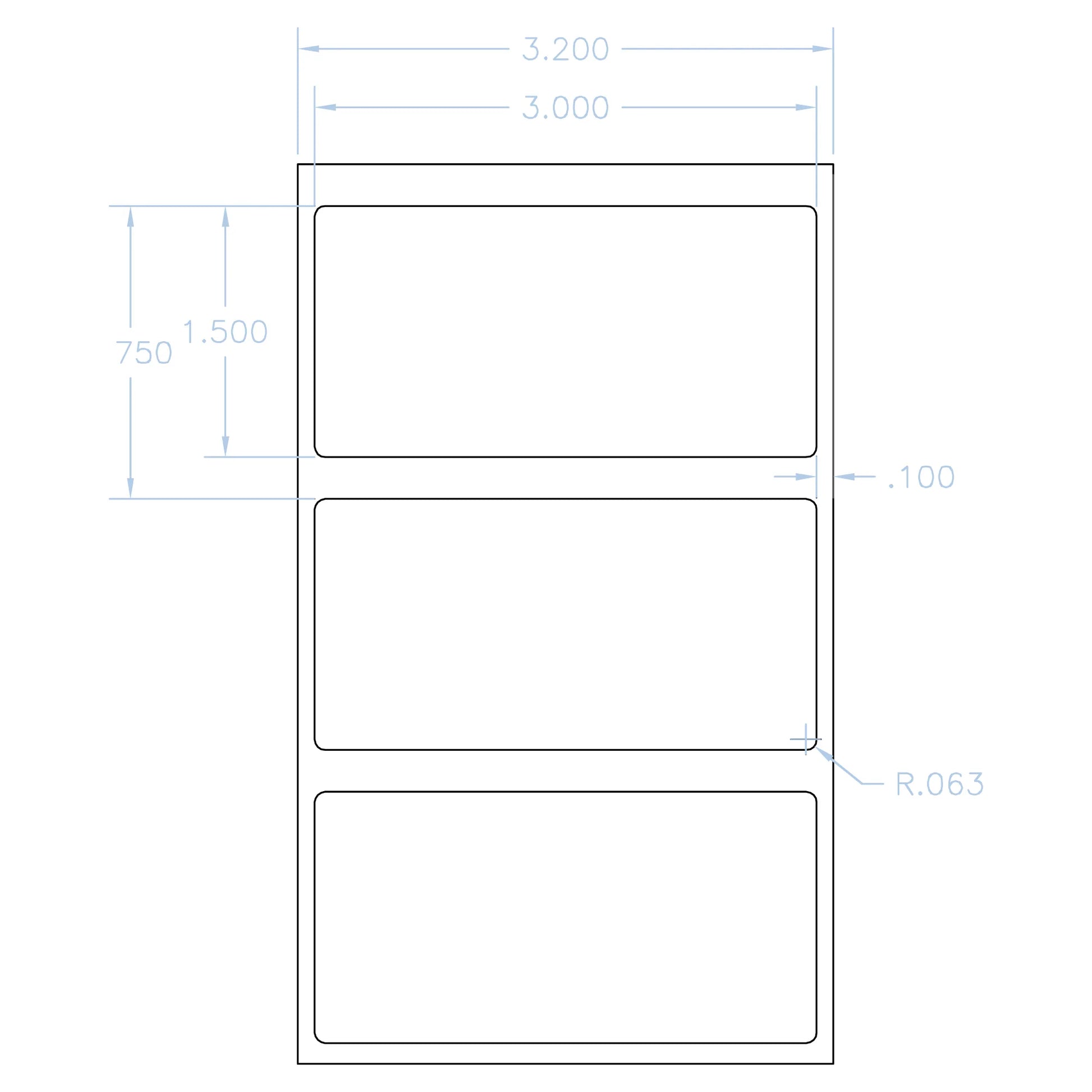 THL-147 thermal transfer labels