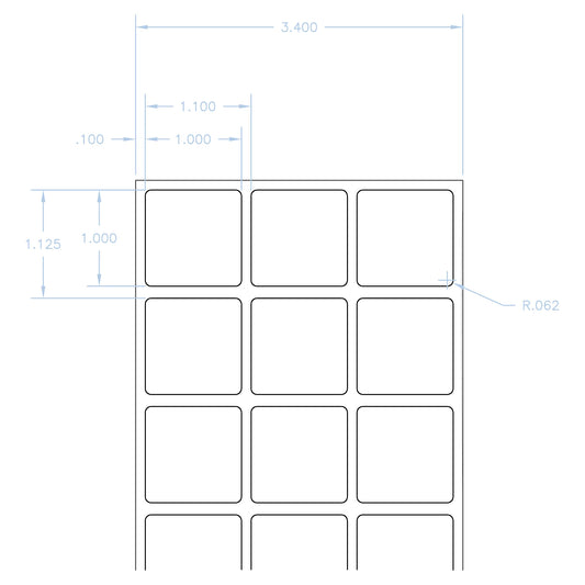 THL-172 polyester labels