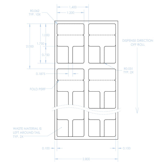 THL-503 polypropylene labels