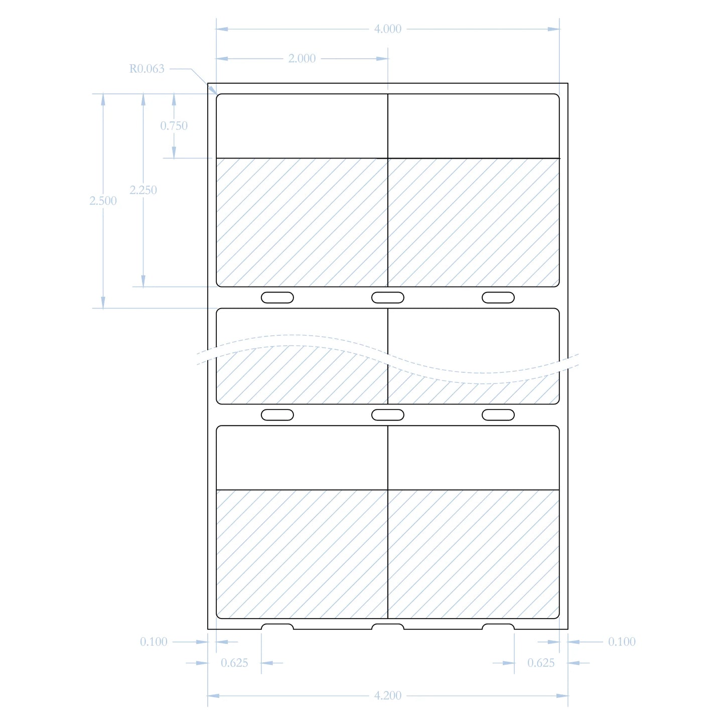 THS-204 cable label tag
