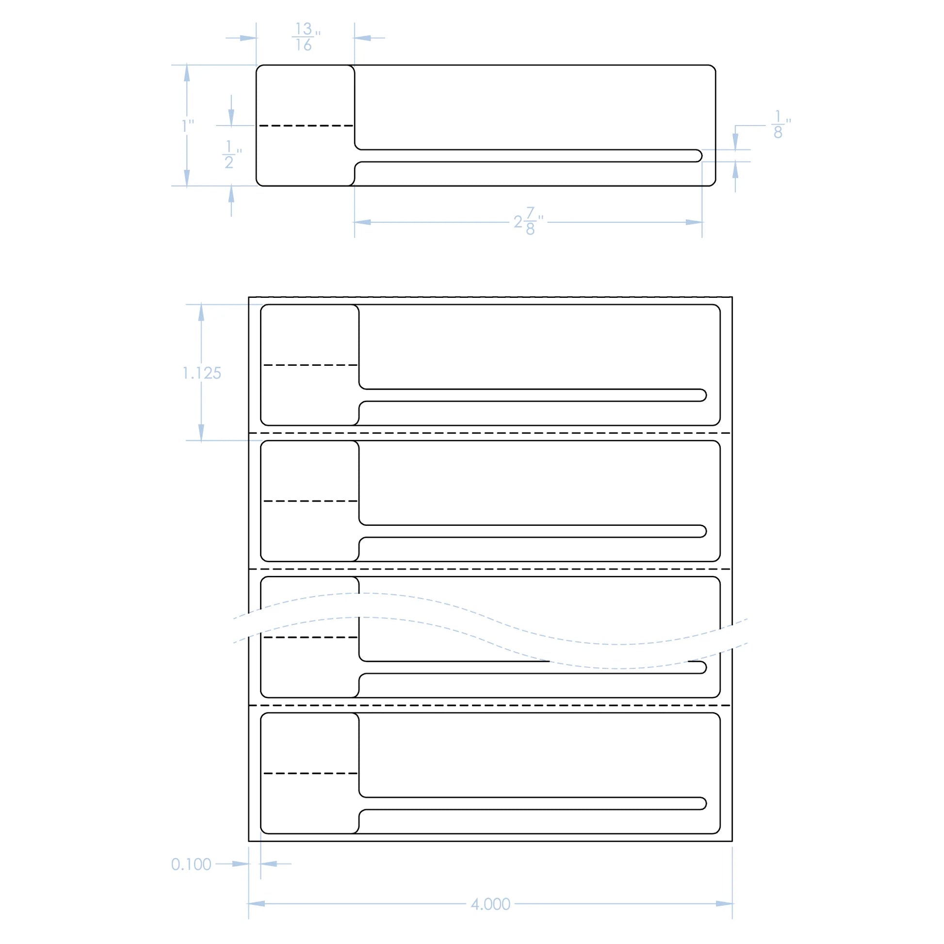 TJT-304 jewelry tags labels