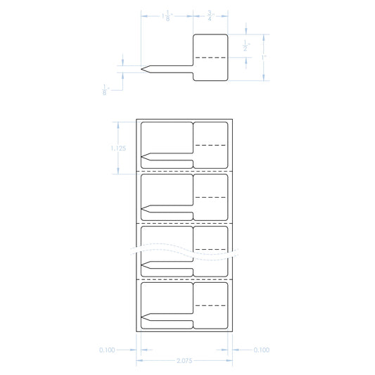 TJT-360 jewelry tags labels