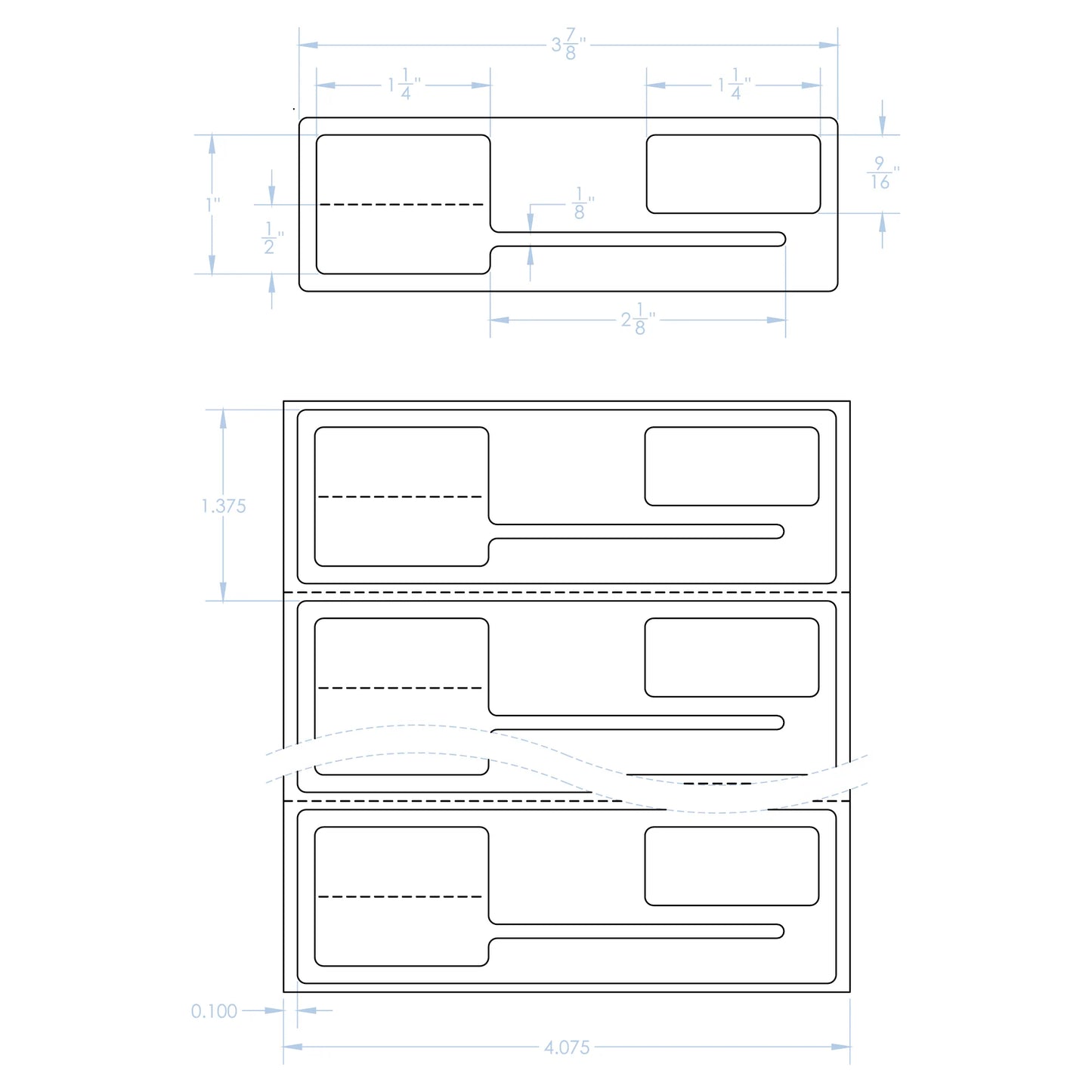 TJT-385 thermal transfer tag