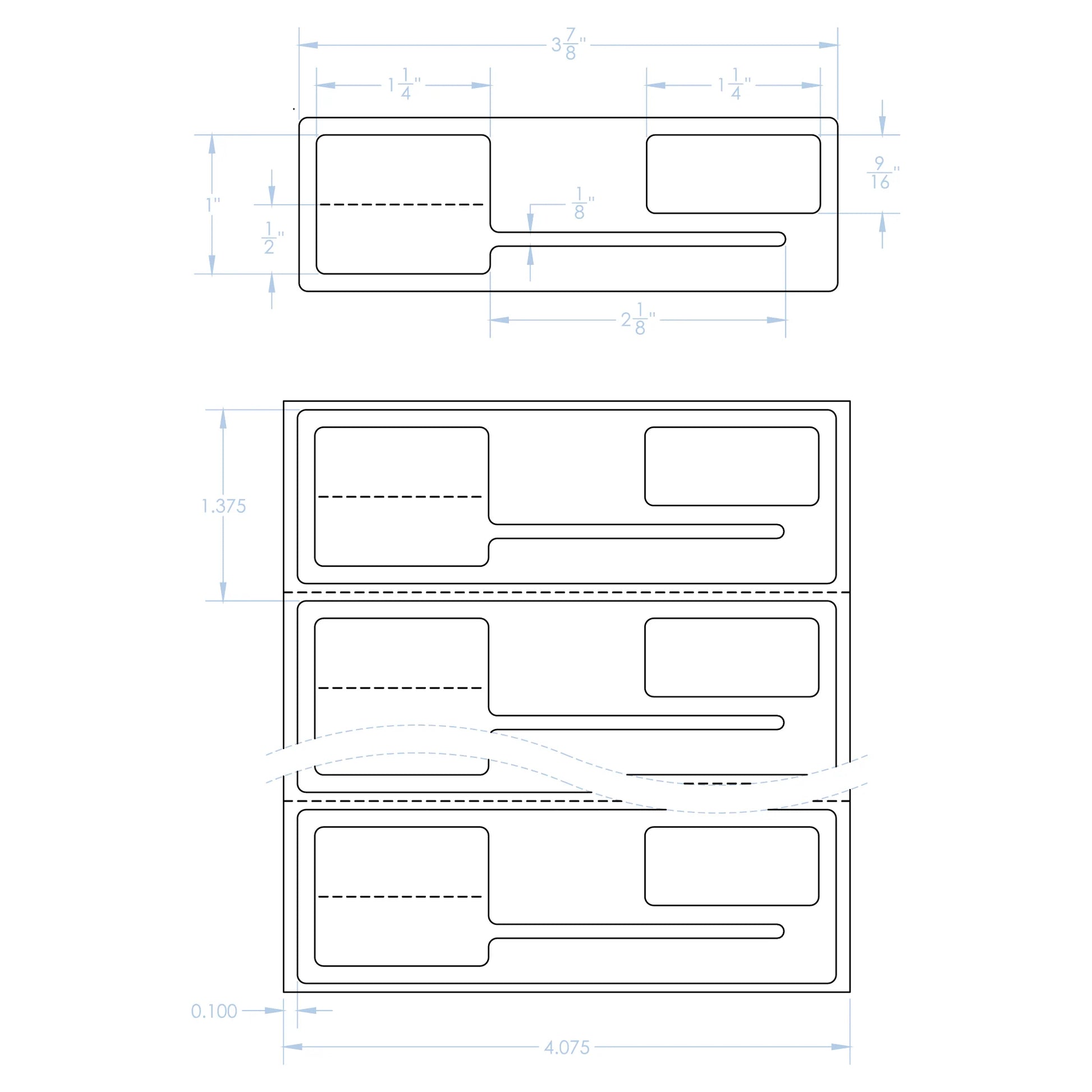 TJT-385 thermal transfer tag