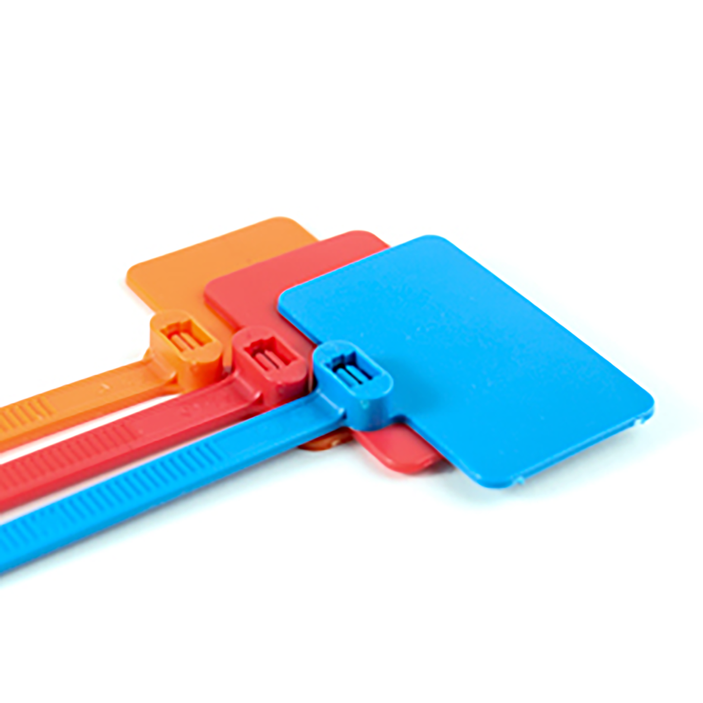 ZTY-18" Blank 2x3-Flag Zip Ties