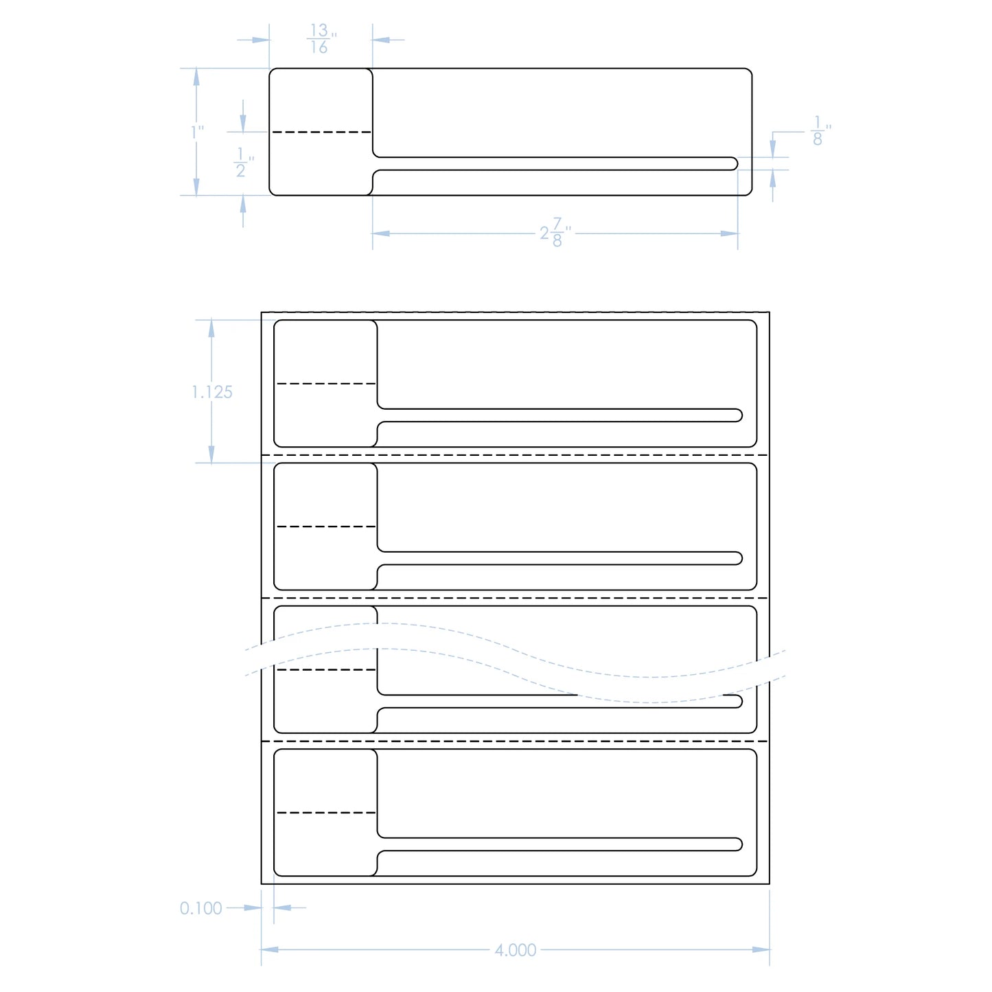 TJT-304 jewelry tags labels