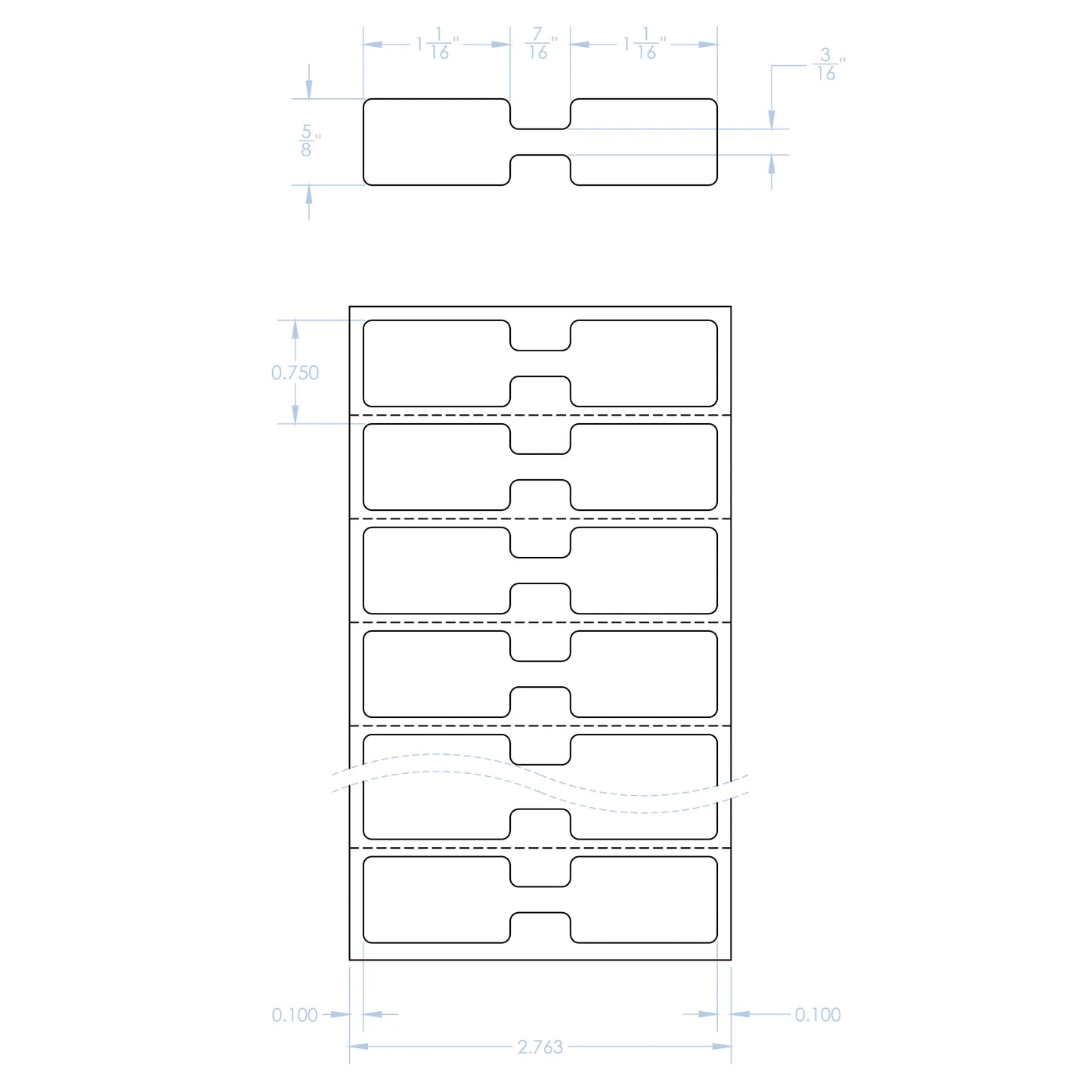 TJT-348 ring tags