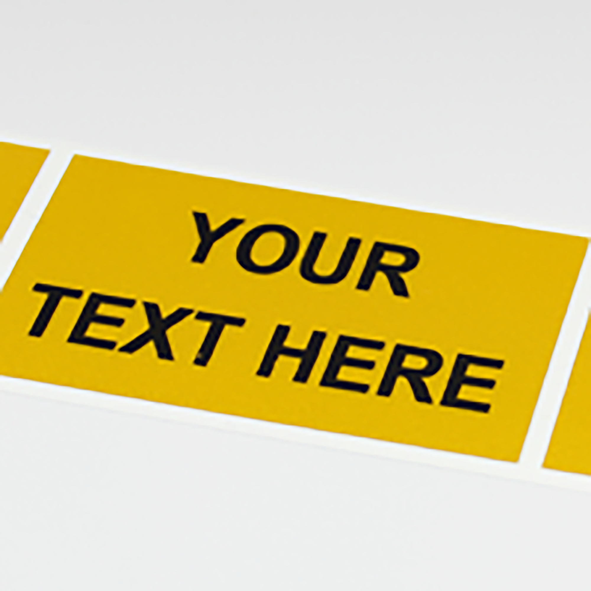 Custom Text Reflective Labels – ZT Labels